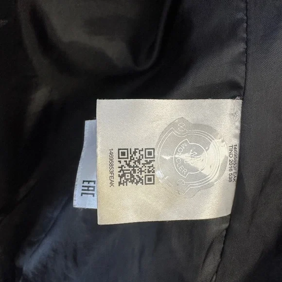 Moncler Preloved Coat with flaws